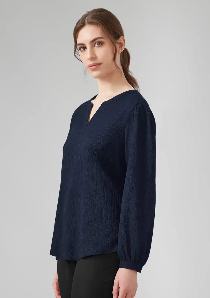 Biz Corporates Ruche Long Sleeve Blouse RU568LL Biz Corporates